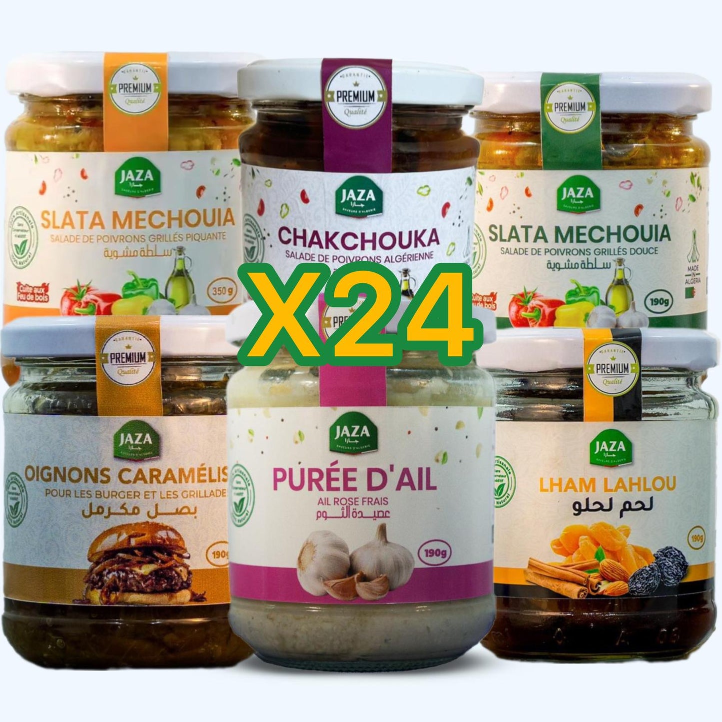 Jaza – Pack Mix x24 | Assortiment de 24 Bocaux au Choix