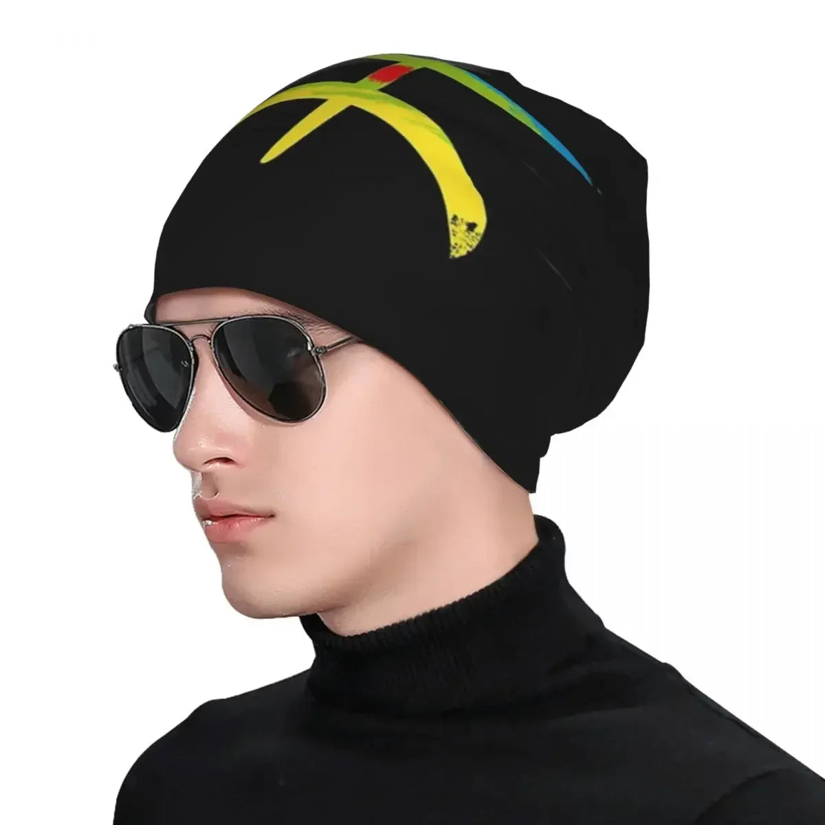 Bonnet Motif Drapeau Amazigh