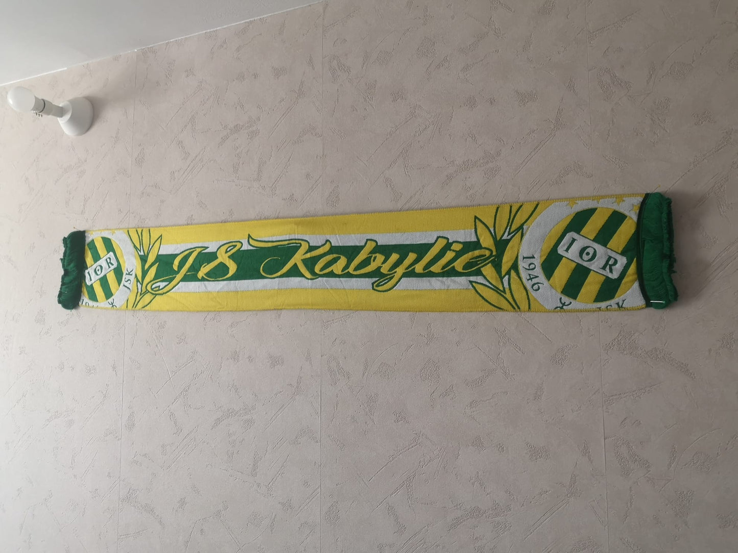 Écharpe Jaune de Supporter JSK