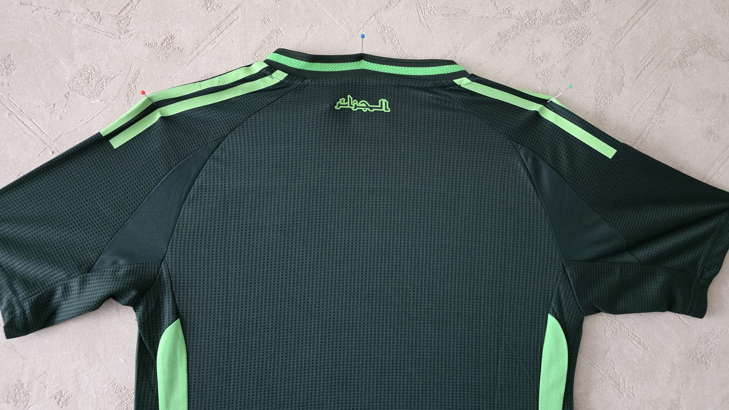 Ensemble Officiel 2025 - 2026 Algérie Équipe National Adidas Vert (Maillot + Short)