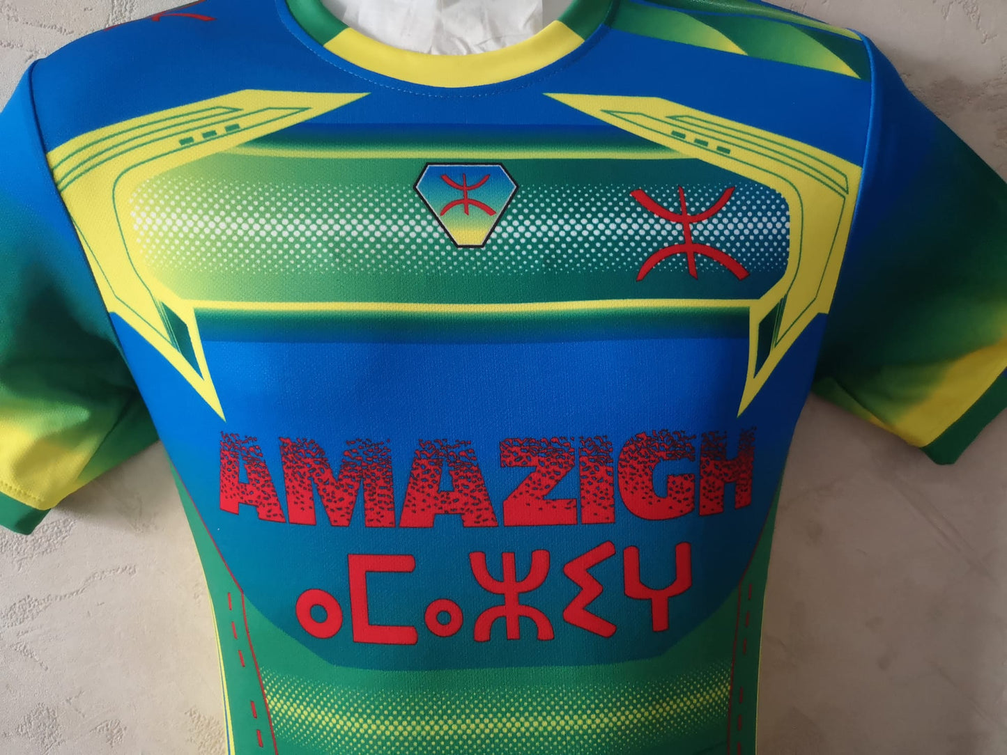 Maillot Supporter Amazigh Fan Bleu