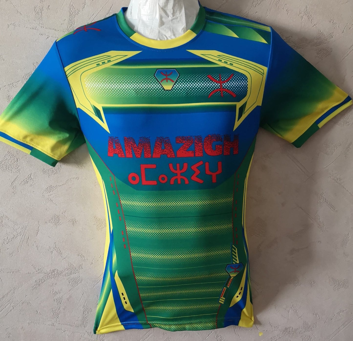 Maillot Supporter Amazigh Fan Bleu