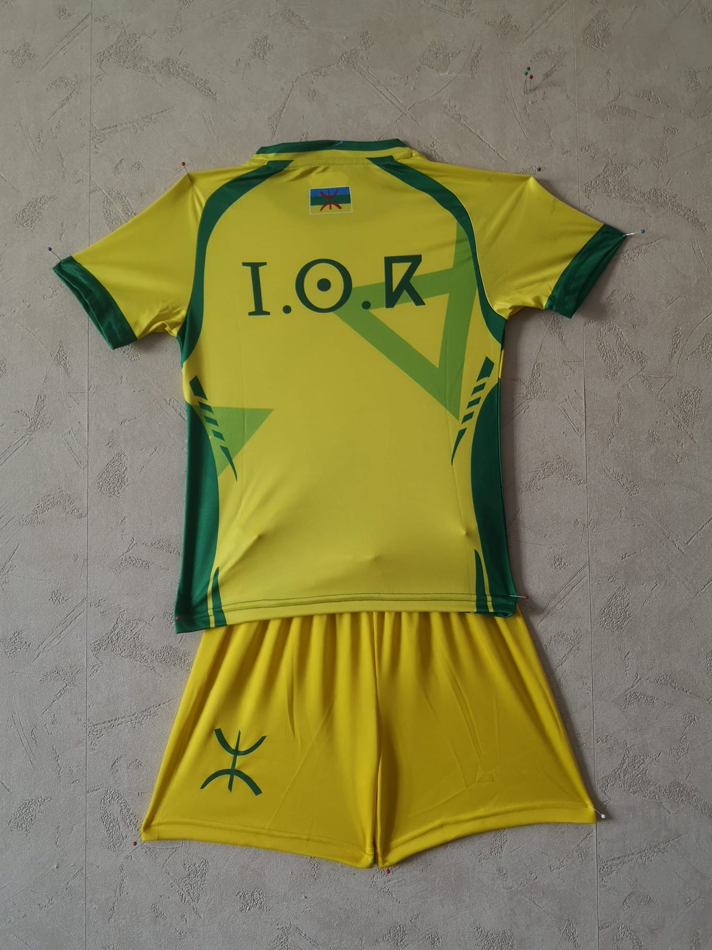 Ensemble JSK Fan Jaune (Maillot + Short)