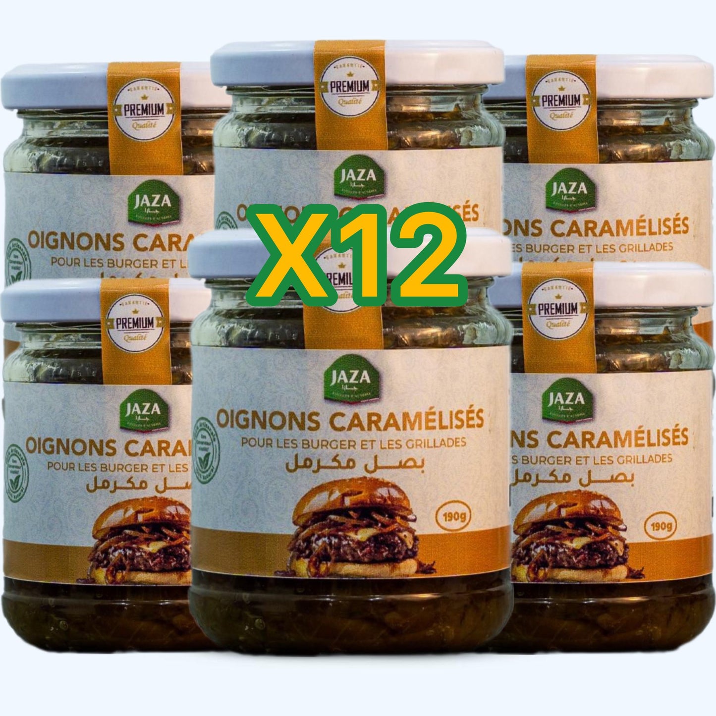 Jaza – Oignons Caramélisés 190g
