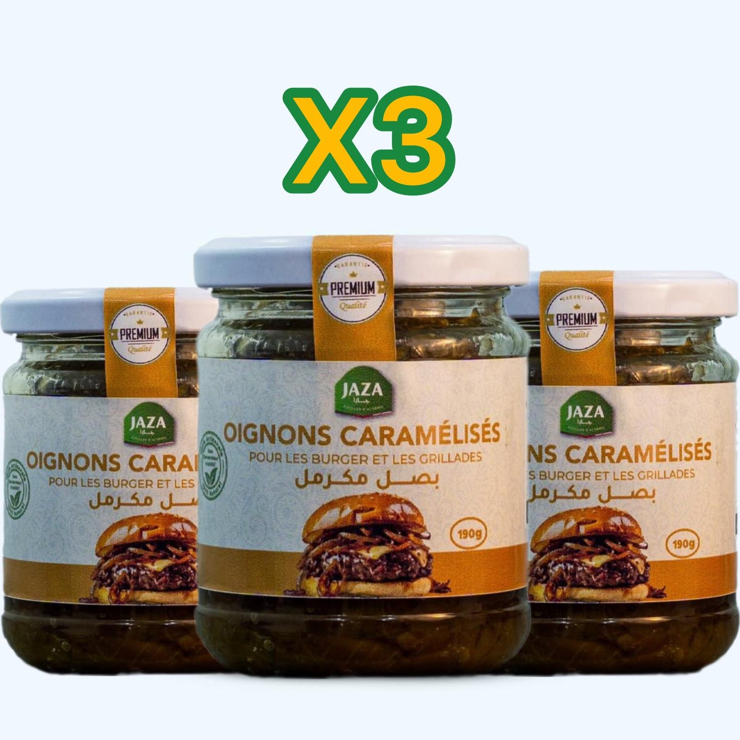Jaza – Oignons Caramélisés 190g