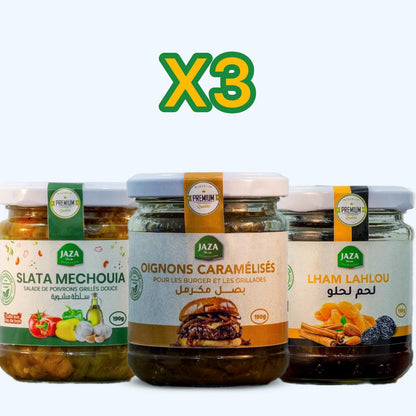 Jaza – Pack Mix x3 | Assortiment de 3 Bocaux au Choix
