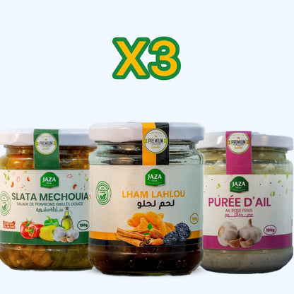 Jaza – Pack Mix x3 | Assortiment de 3 Bocaux au Choix