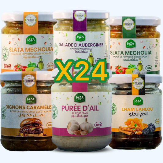 Jaza – Pack Mix x24 | Assortiment de 24 Bocaux au Choix