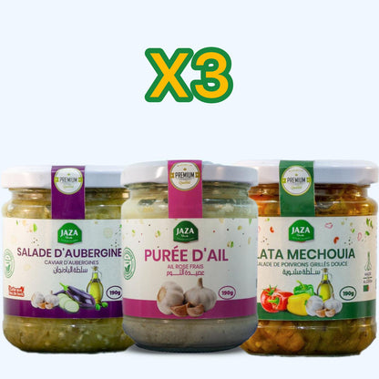 Jaza – Pack Mix x3 | Assortiment de 3 Bocaux au Choix