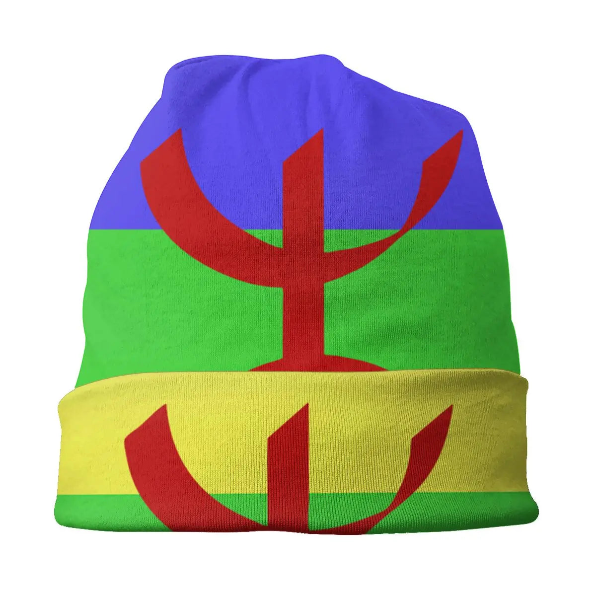 Bonnet Drapeau Amazigh Stylisé