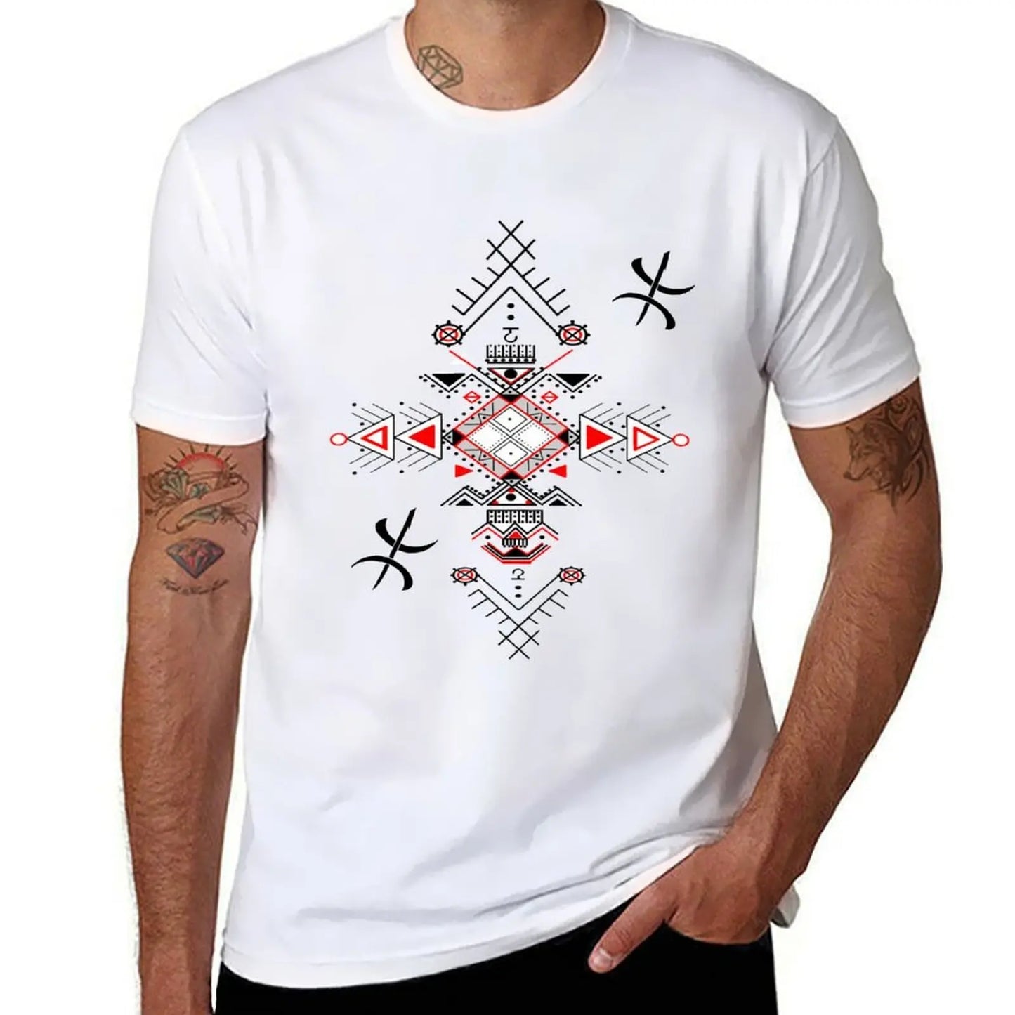 T-Shirt Symbole Tatouage Amazigh