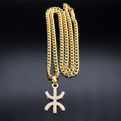 Collier Pendentif Symbole Amazigh