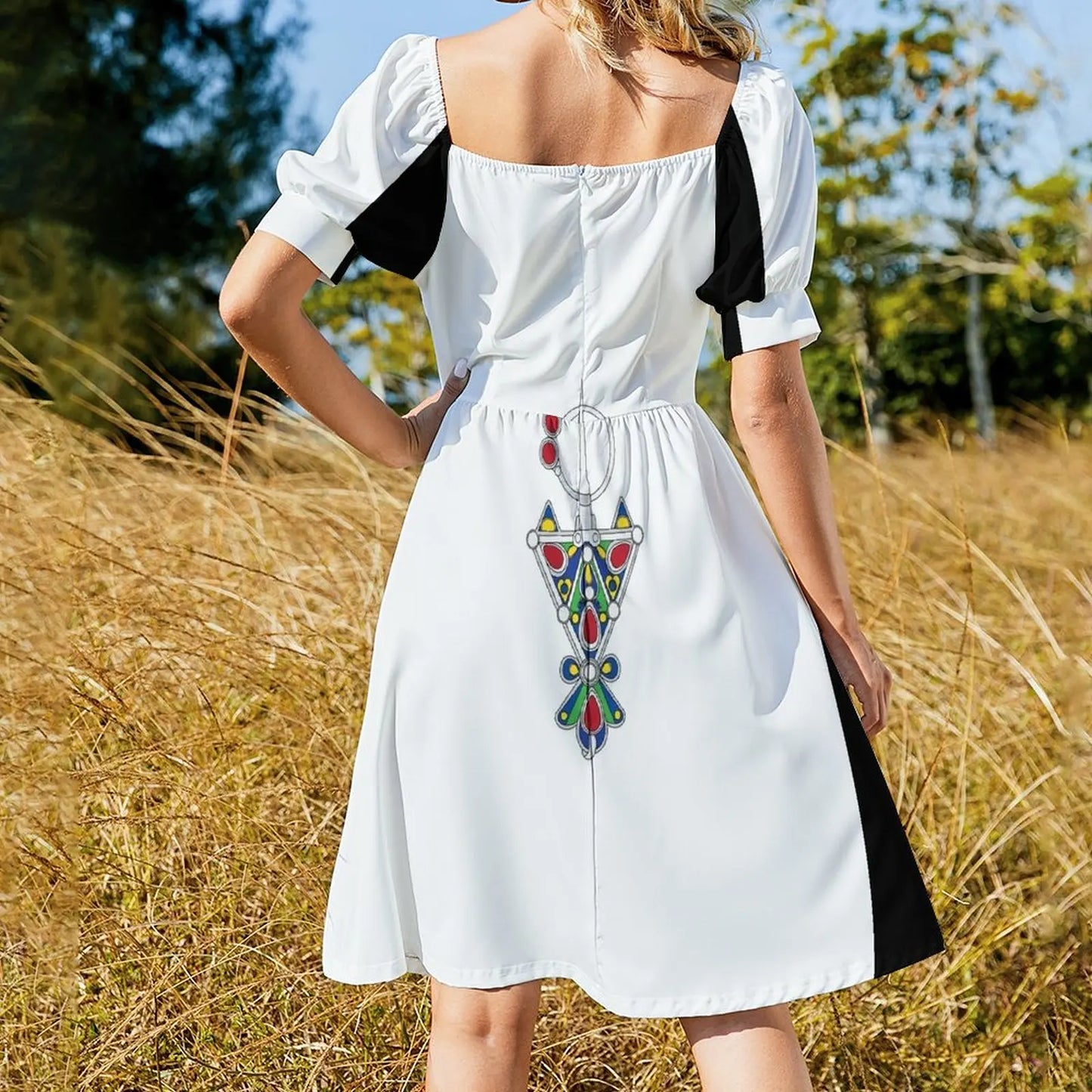 Robe d'Été aux motifs Amazigh