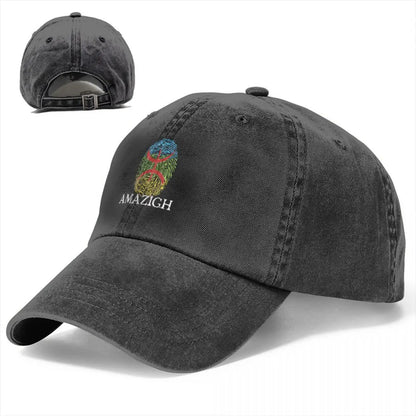 Casquette Motif Emprunte Amazigh