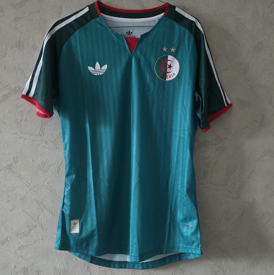 Maillot 2026 Algérie Équipe National Adidas Original Vert