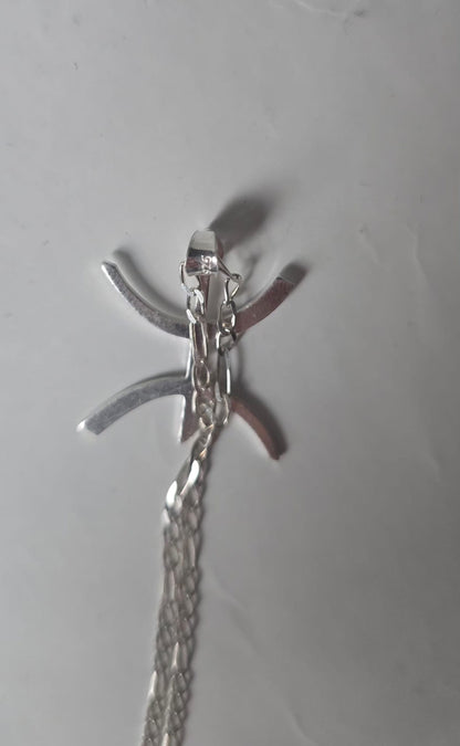 Chaîne Amazigh - Collier Épais + Pendentif Amazigh Argent Massif 925