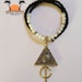 Collier Amazigh Tavzimt en Agate Noire