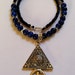 Collier Amazigh Tavzimt en Agate Noire