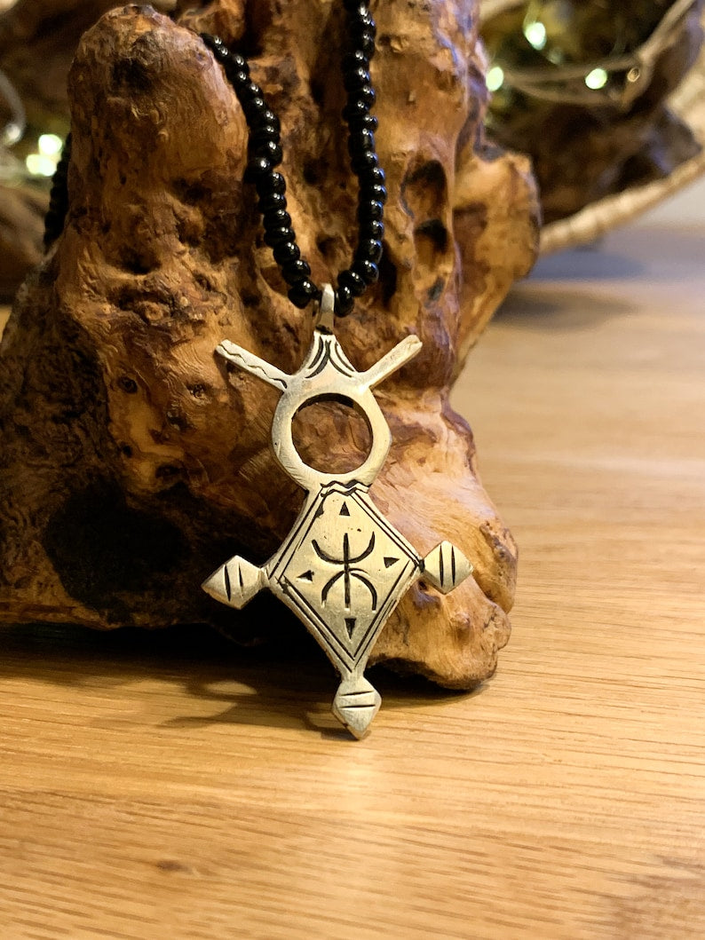 Collier Croix Agadez Amazigh Touareg