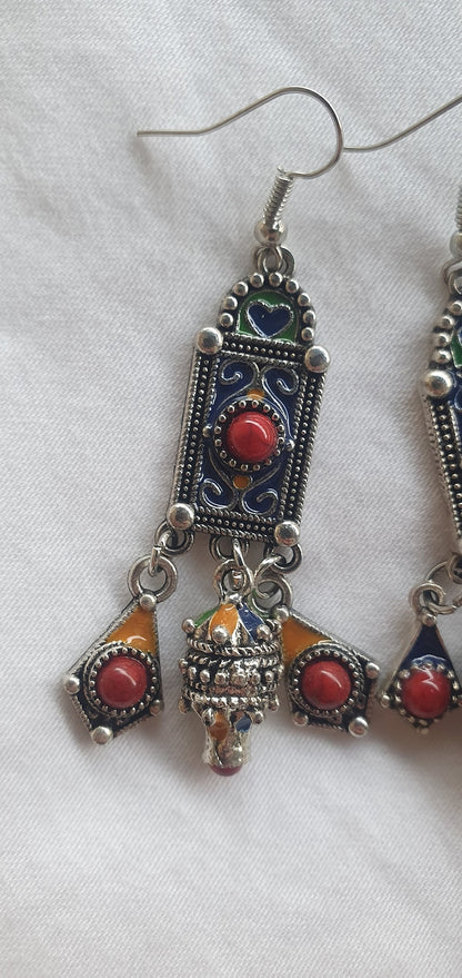 Boucles d'Oreilles Amazigh Kabyles d'Ait Yanni