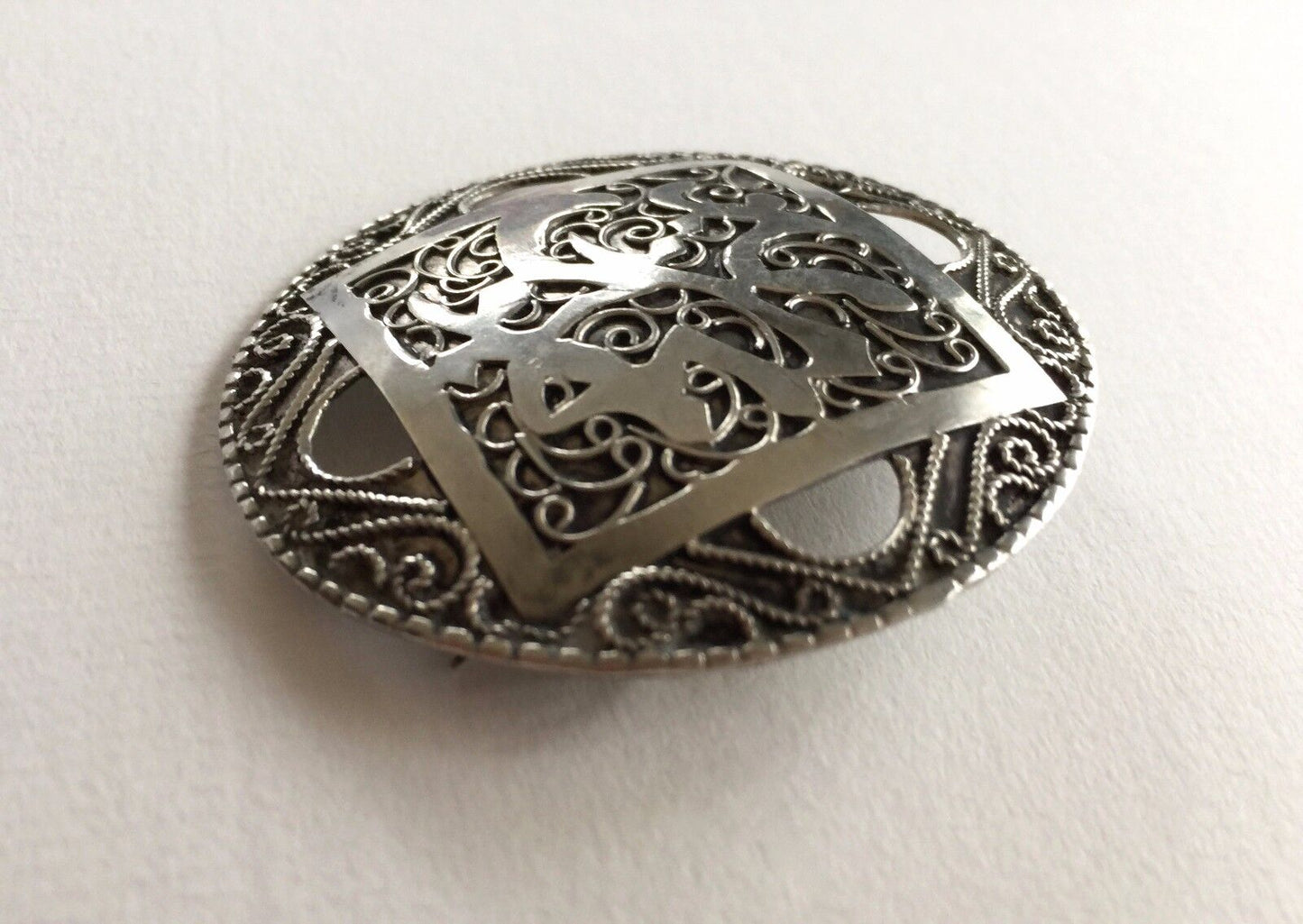 Broche Amazigh Aylan en Argent Massif