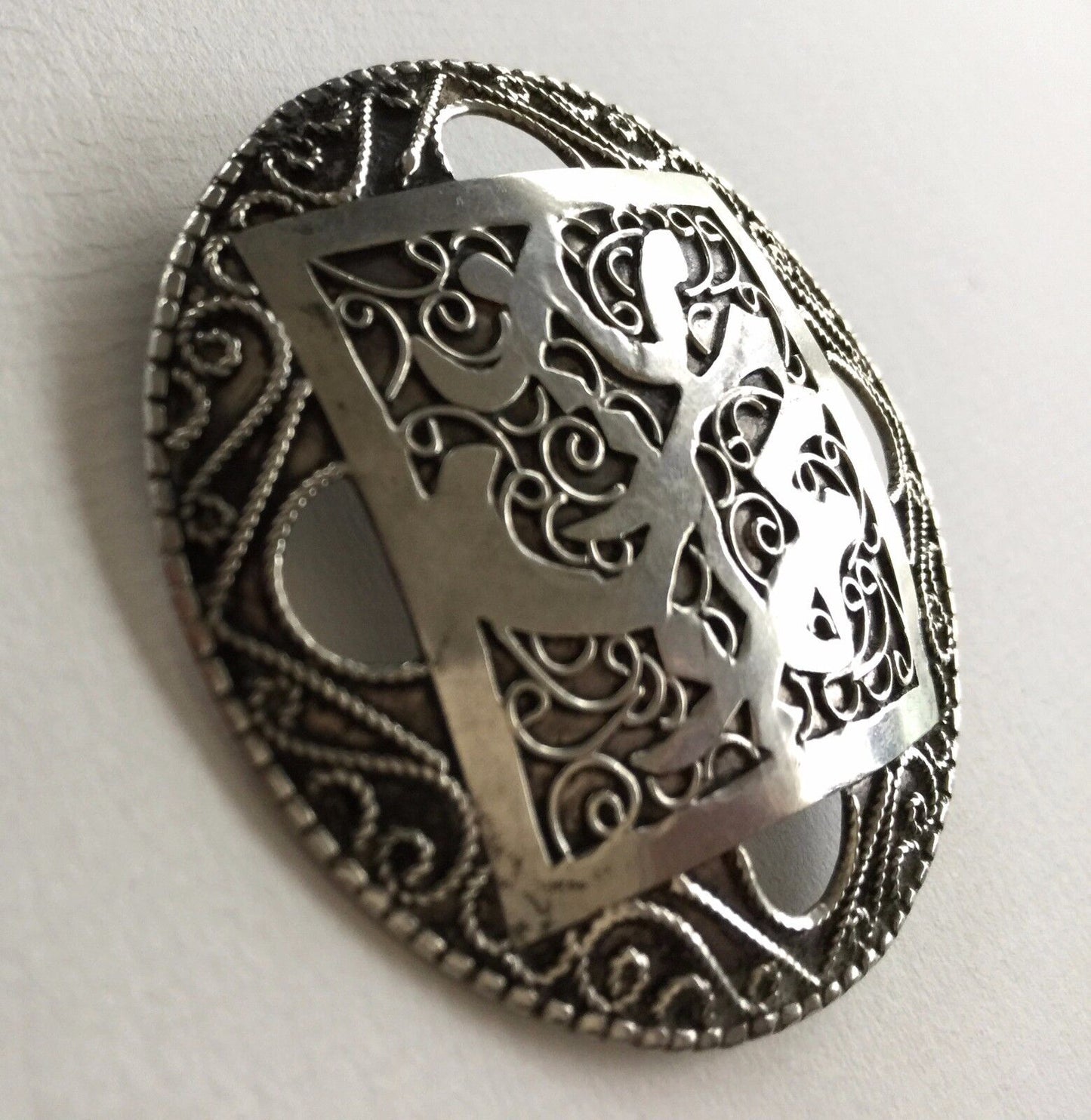 Broche Amazigh Aylan en Argent Massif