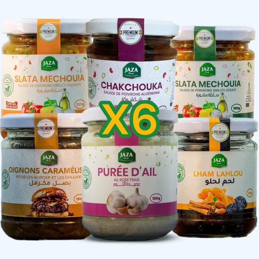 Jaza – Pack Mix x6 | Assortiment de 6 Bocaux au Choix